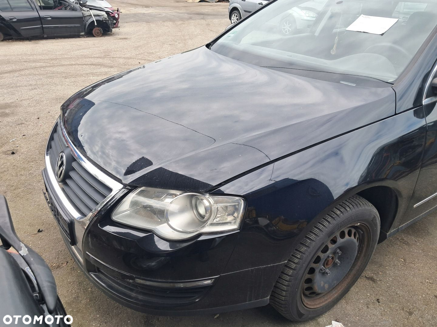 VW PASSAT B6 05-10 Błotnik lewy przód LC9X Bez rdzy - 2