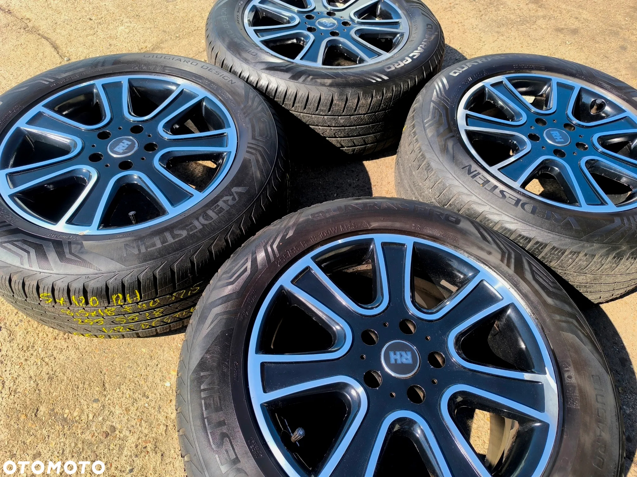 5x120 Felgi Aluminiowe ALUFELGI 18 Koła Całoroczne Wielosezonowe BMW X5 E53 E70 F15 5,5mm Legnica ALU-RAD 255/55 22r. - 5