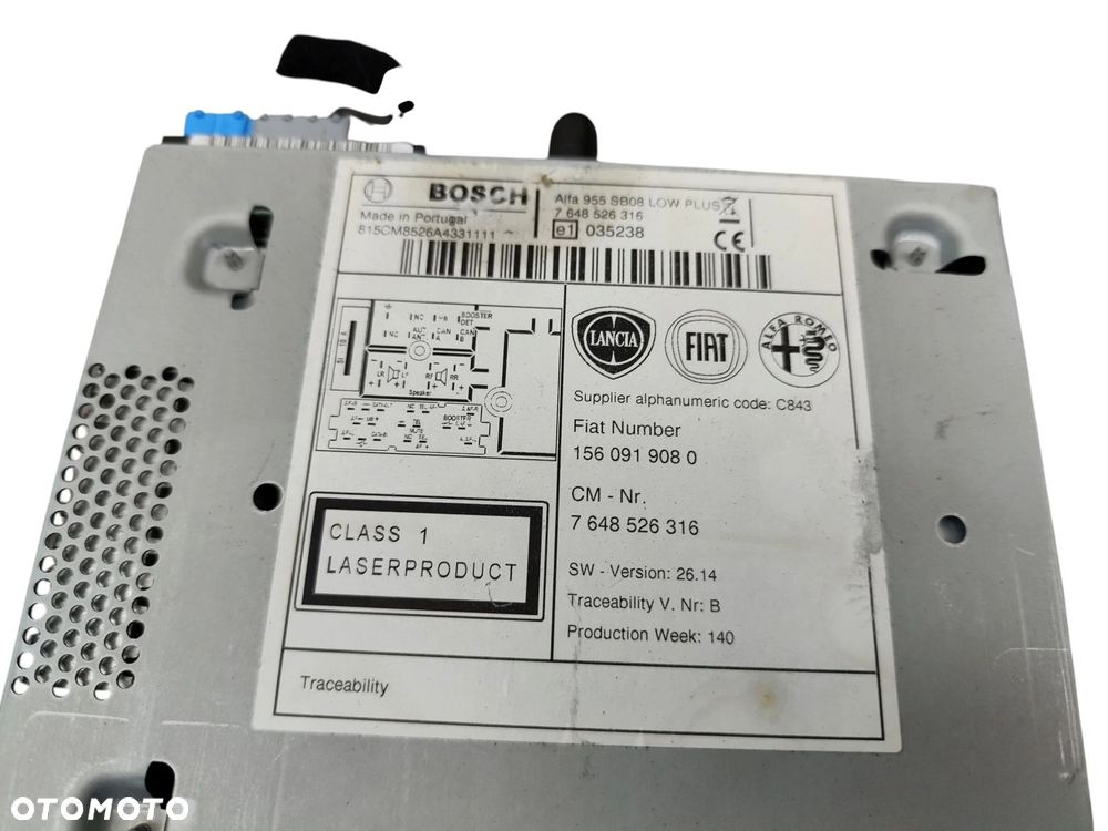 RADIO ALFA ROMEO MITO (2008-2013) 1.3 M-JET 95KM 1560919080 - 3