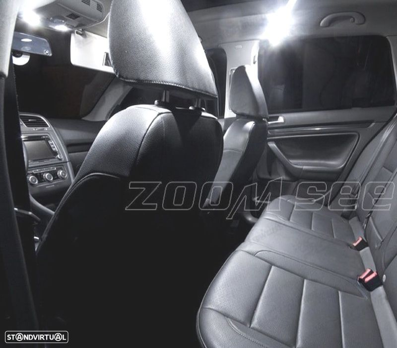 KIT COMPLETO 14 LAMPADAS LED INTERIOR PARA VOLKSWAGEN VW TIGUAN 09-15 - 2