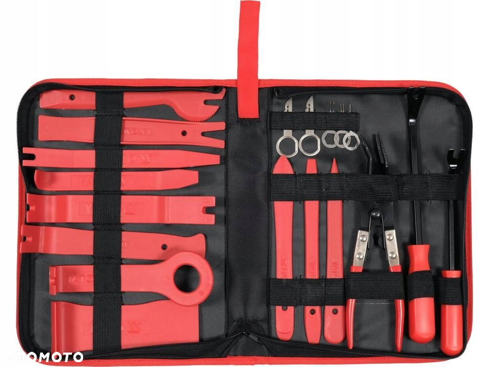 YATO ZESTAW ŚCIĄGACZY DO TAPICERKI I RADIA WYMIJAKI 19 SZTUK ETUI YT-08442 - 2
