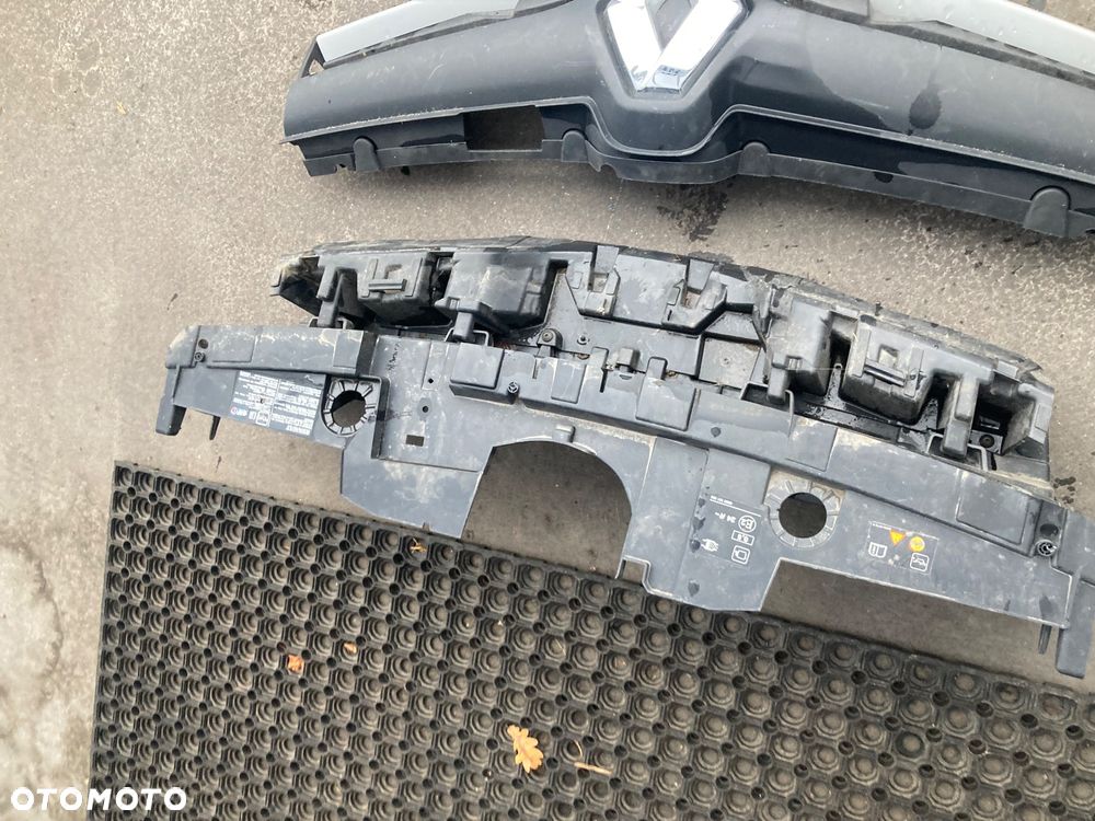 Renault Kangoo 2 II LIFT 3 III ATRAPA grill zderzaka pas górny podstawa grilla wzmocnienie górne czasza 620364016R 623101381R - 5