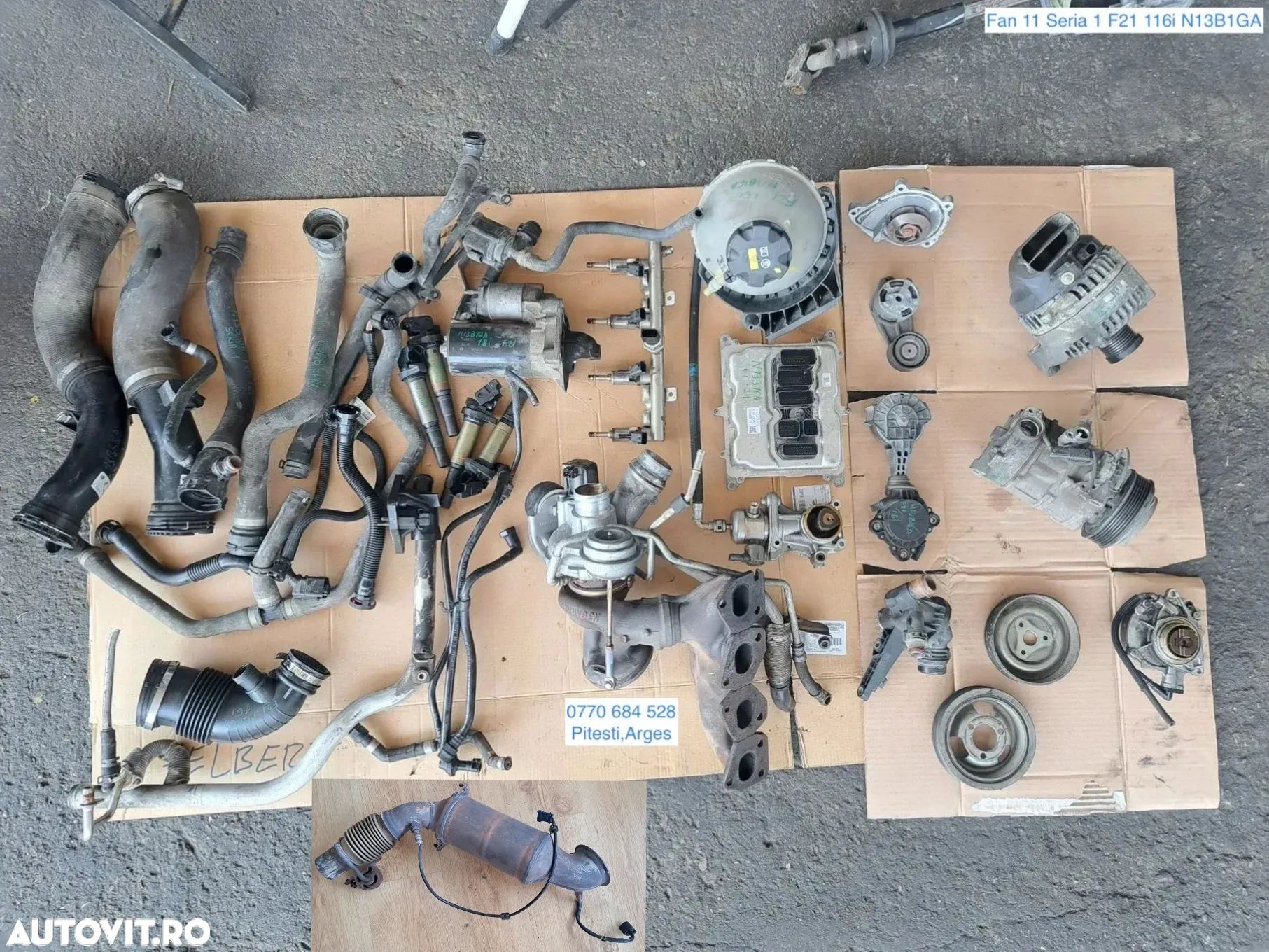 Anexe motor N13 Alternator compresor pompa apa pompa benzina rampa injectoare turbina bobina inductie electromotor benzina bmw seria 1 seria 3 F20 F21 F30 - 1