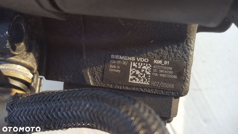 POMPA WTRYSKI MONDEO MK4 S-MAX 2.0TDCI EURO 4 EURO 5 DELPHI 9686191080 SIEMENS 9657144580 - 2