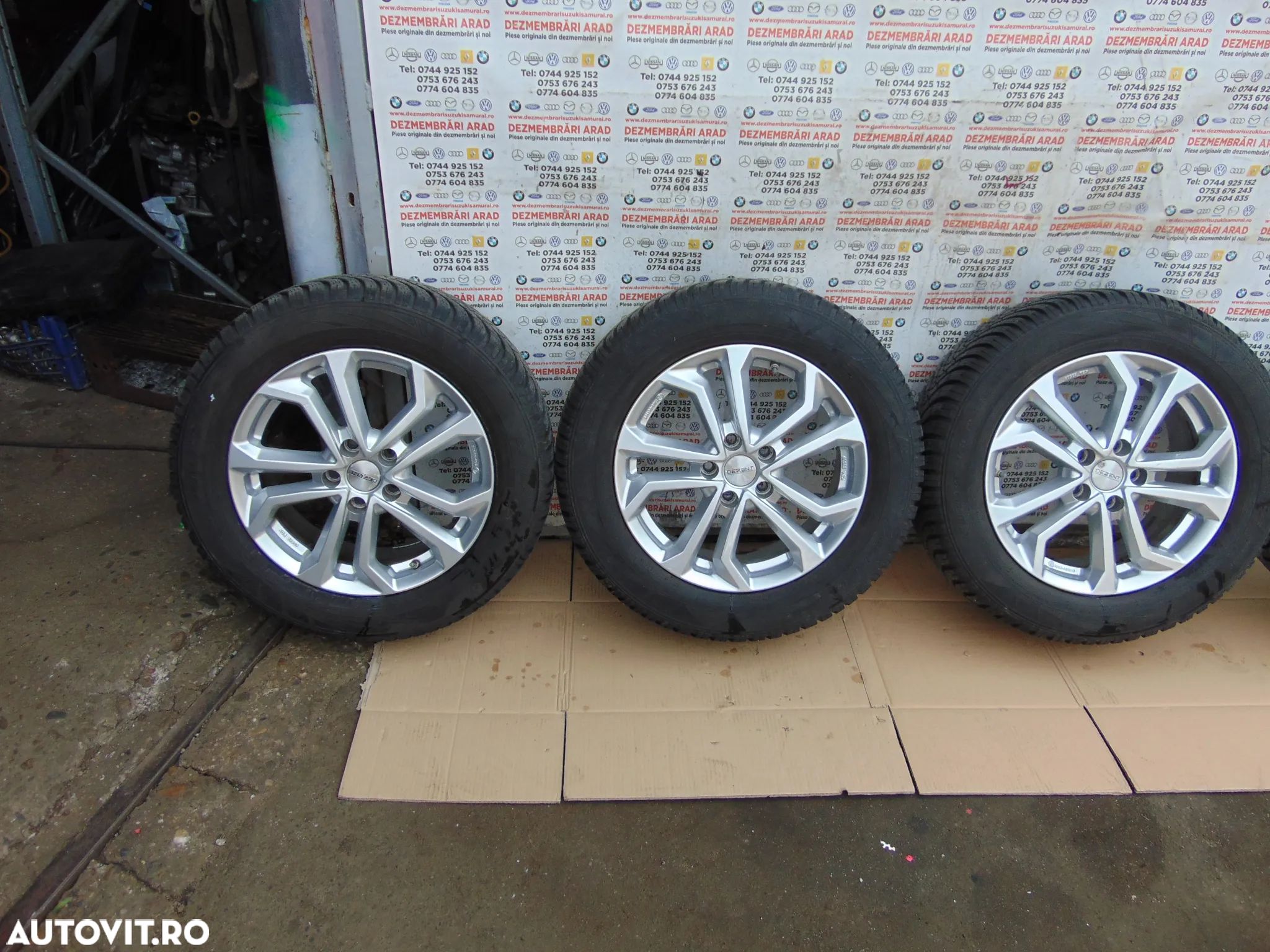 Jante Hyundai Tucson R17 Jante aliaj aluminiu Kia Sportage Nissan qashqai suzuki vitara sx4 japoneze anvelope 225/60/17 - 1