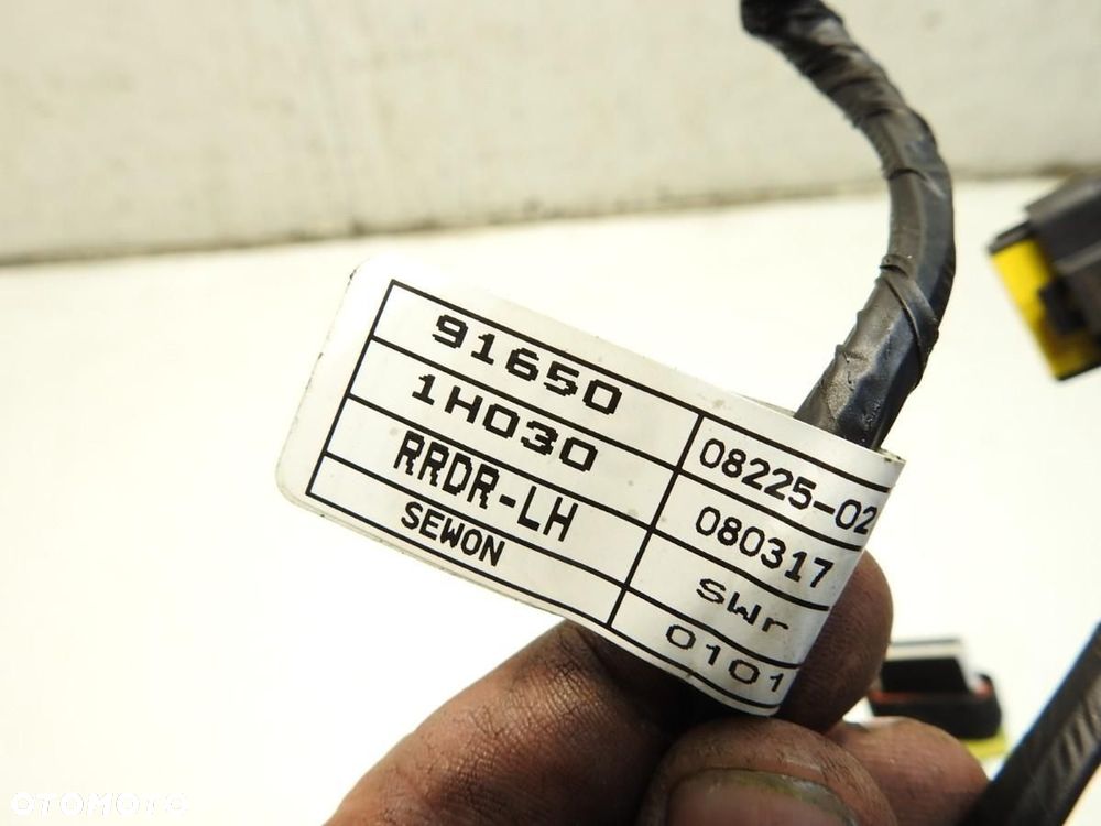 WIĄZKA INSTALACJA DRZWI LEWY TYŁ KIA CEED I KOMBI 91650-1H030 - 6