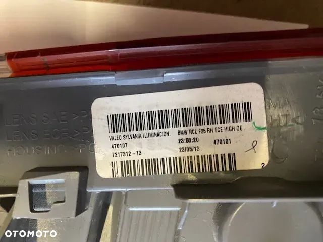 LAMPA TYŁ PRAWA BMW X3 F25 LED 7217312 - 6