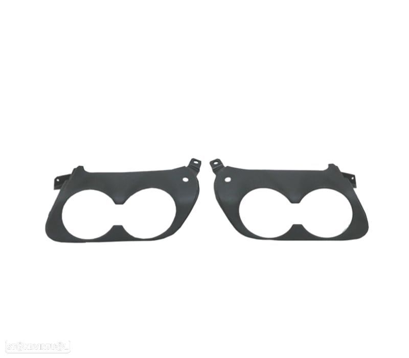 DIFUSOR MERCEDES GLC C253 COUPE AMG 15-18 LOOK GLC43 PRETO - 2