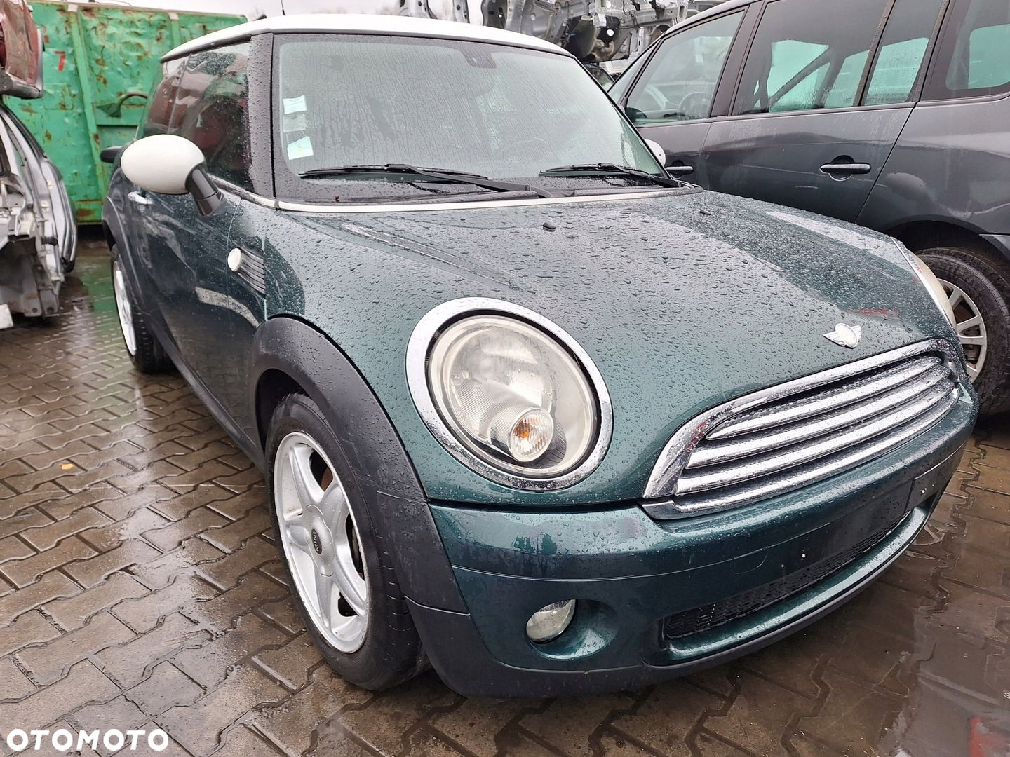 MINI ONE COOPER R56 2006-2013 SZYBA TYŁ KLAPA BAGAŻNIKA A67 ZIELONA A67/6 - 4