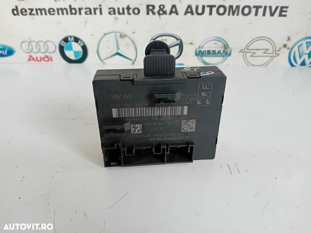 Calculator Modul Confort Usa Fata Vw Seat Skoda Audi Cod 5Q0959395E 5Q0959395B - 2