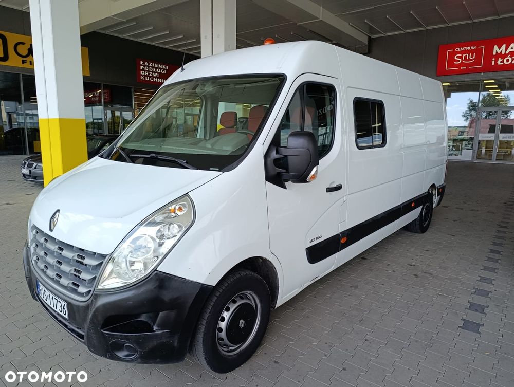 Renault Master Movano L3H2 brygadówka 7 osób doka - 5