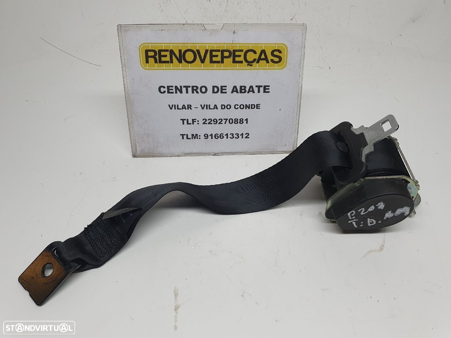 Cinto Tras Dto Peugeot 207 (Wa_, Wc_) - 1