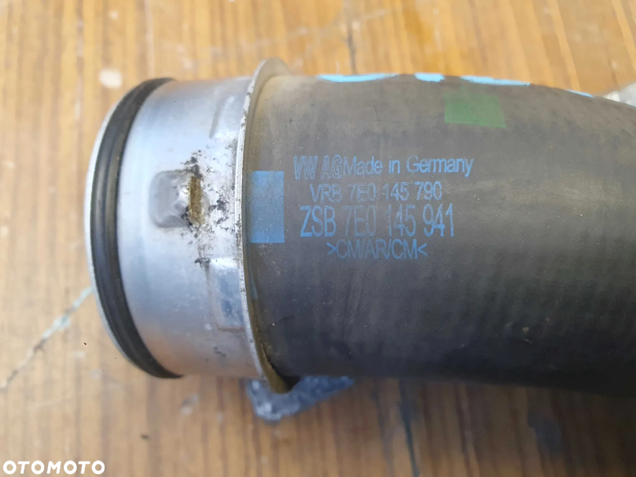 Rura Przewód Waz Intercooler Turbiny Turbo 2.0 TDI VW Transporter T5 Lift Caravella Multivan - 3