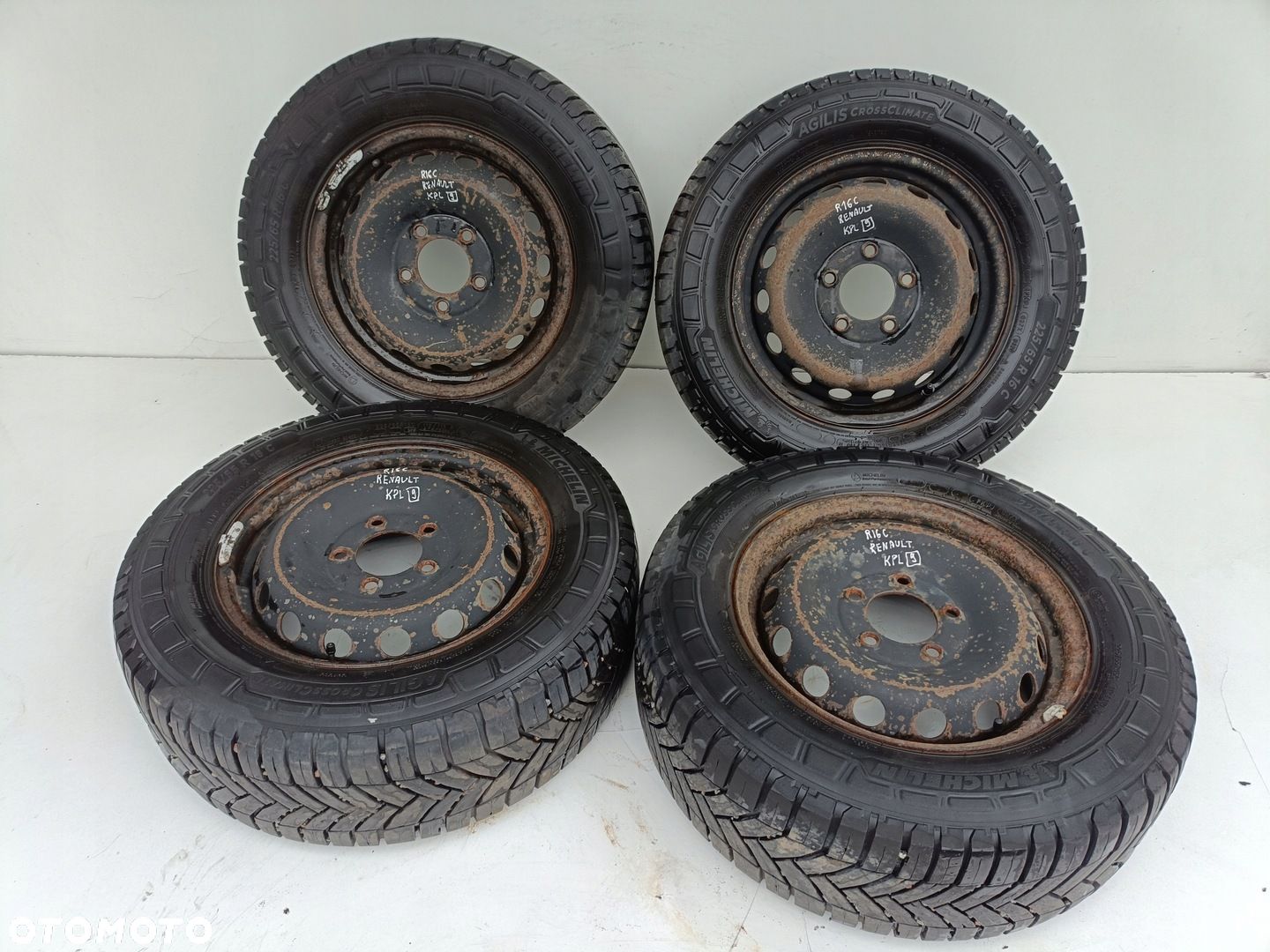 Renault Master III Movano III FELGA OPONA KOŁO Komplet felg 225/65 R16C - 1