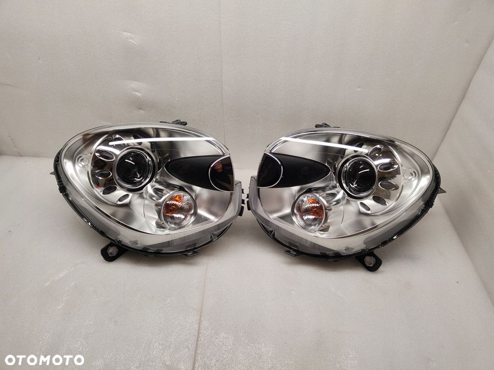 MINI COUNTRYMAN F60 XENON JASNY KOMPLET LAMP PRZÓD, 9801039-07, 9801048-07 - 1