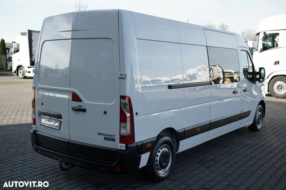 Renault MASTER / TABLĂ / FUGOANĂ / CABINĂ MIXĂ 7 LOCURI / CAROSERIE / RAFTURI - 6