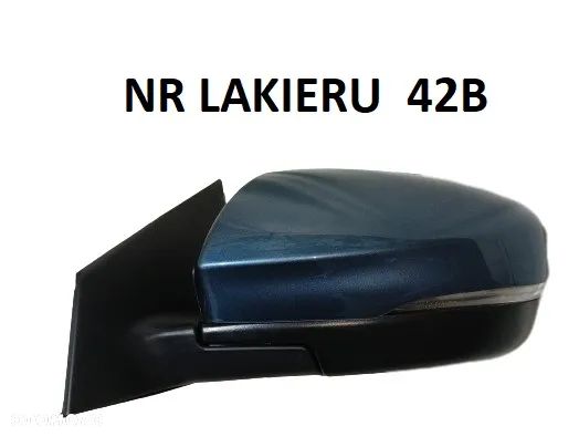 MAZDA 2, 3, 5, 6, CX-3, CX-5, CX-9, MX-5 LUSTERKO DOWOLNY KOLOR LEWE, PRAWE PIN ASYSTENT - 3