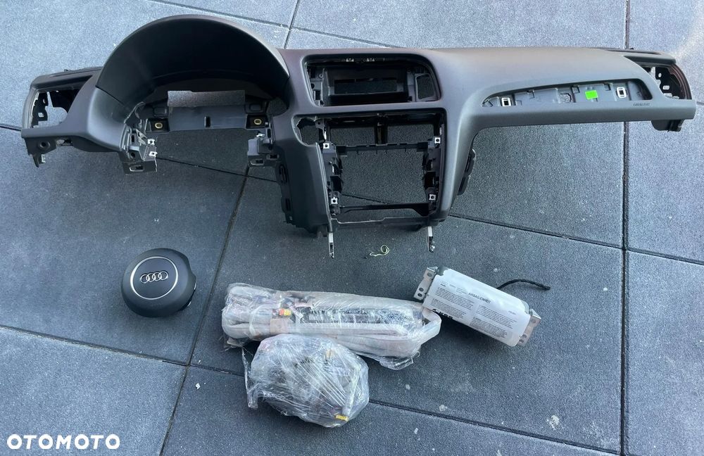 Audi Q5 8R Lift konsola deska rozdzielcza poduszki kurtyny pasy airbagi - 1