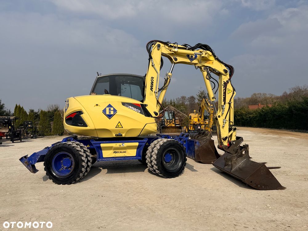 Mecalac Koparka MECALAC 15 MWR koparko ładowarka KLIMA 714 12 MTX 4x4x4 Ew140B centr smar 14ton - 4