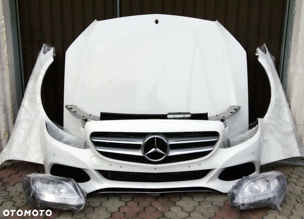 MERCEDES C KLASA W205 ZDERZAK PRZÓD PRZEDNI - 2