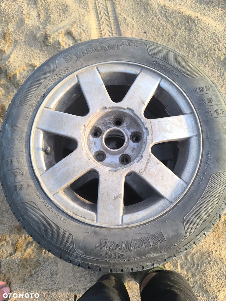 Komplet kół aluminiowych 15" 5x112 195/65 R15 Kleber VW Passat Audi - 4