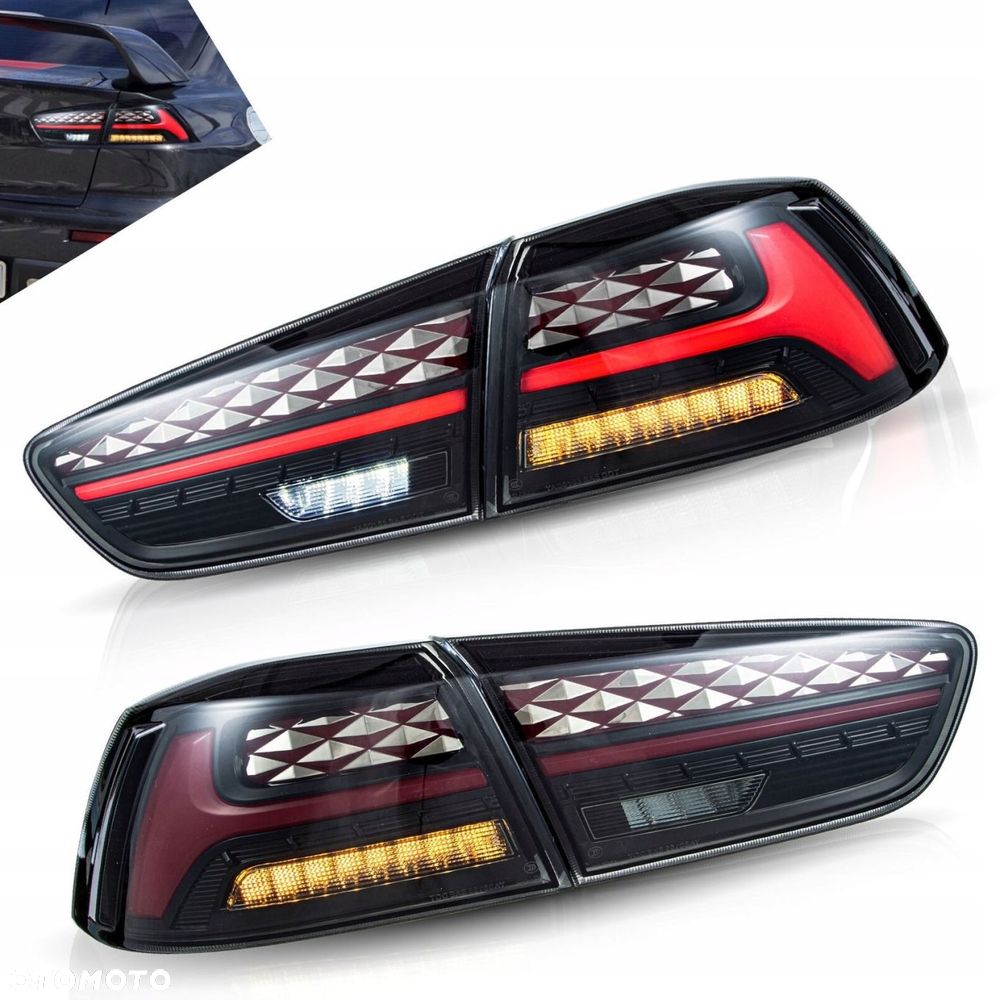 Lampy tylne kpl Vland Led Tuning Mitsubishi Lancer VIII 8 sedan 07-18 EVO X - 2