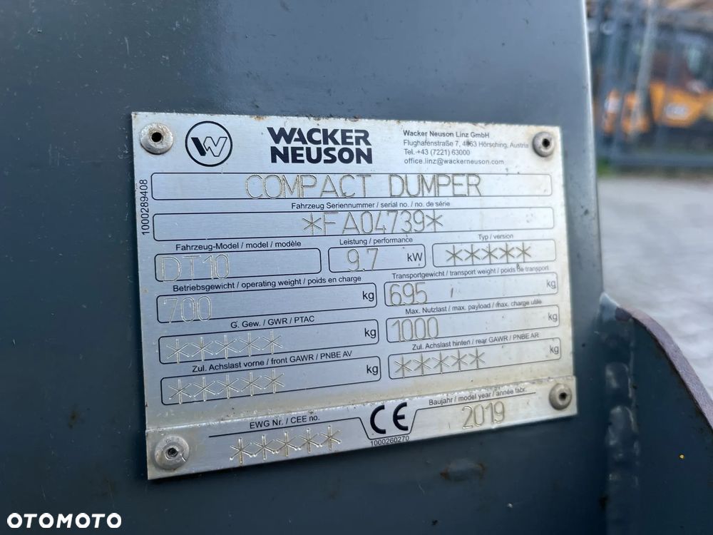 Wacker Neuson DT 10 - 21