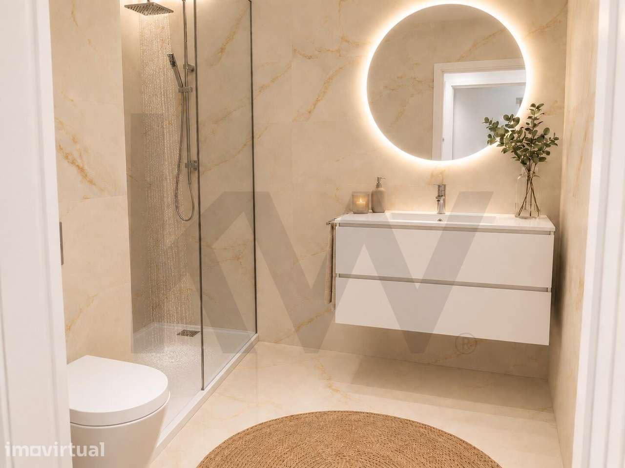 Apartamento T2 Novo com Suíte e Garagem | Empreendimento Frei Miguel – - Grande imagem: 5/16