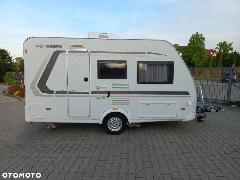 Weinsberg 390 QD. I wł. Mover. Przedsionek, TV, Bagażnik na rowery, Klima... - 2
