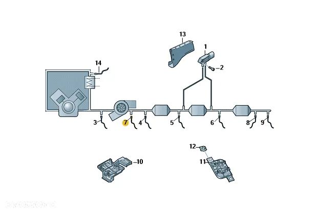 04L907807ED Oryginalny Czujnik NOX - 2