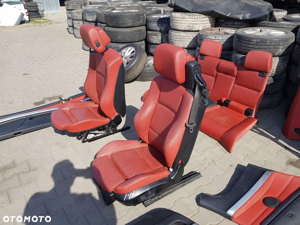 BMW 3 E93 CABRIO 06-13r FOTELE SKÓRZANE KANAPA - 8
