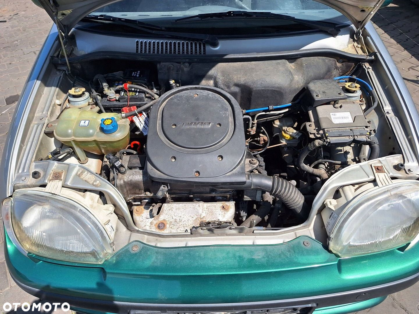 Fiat Seicento / 600 SREBRNE PASAŻERA DRZWI PRAWE 647 GRIGIO STEEL - 11