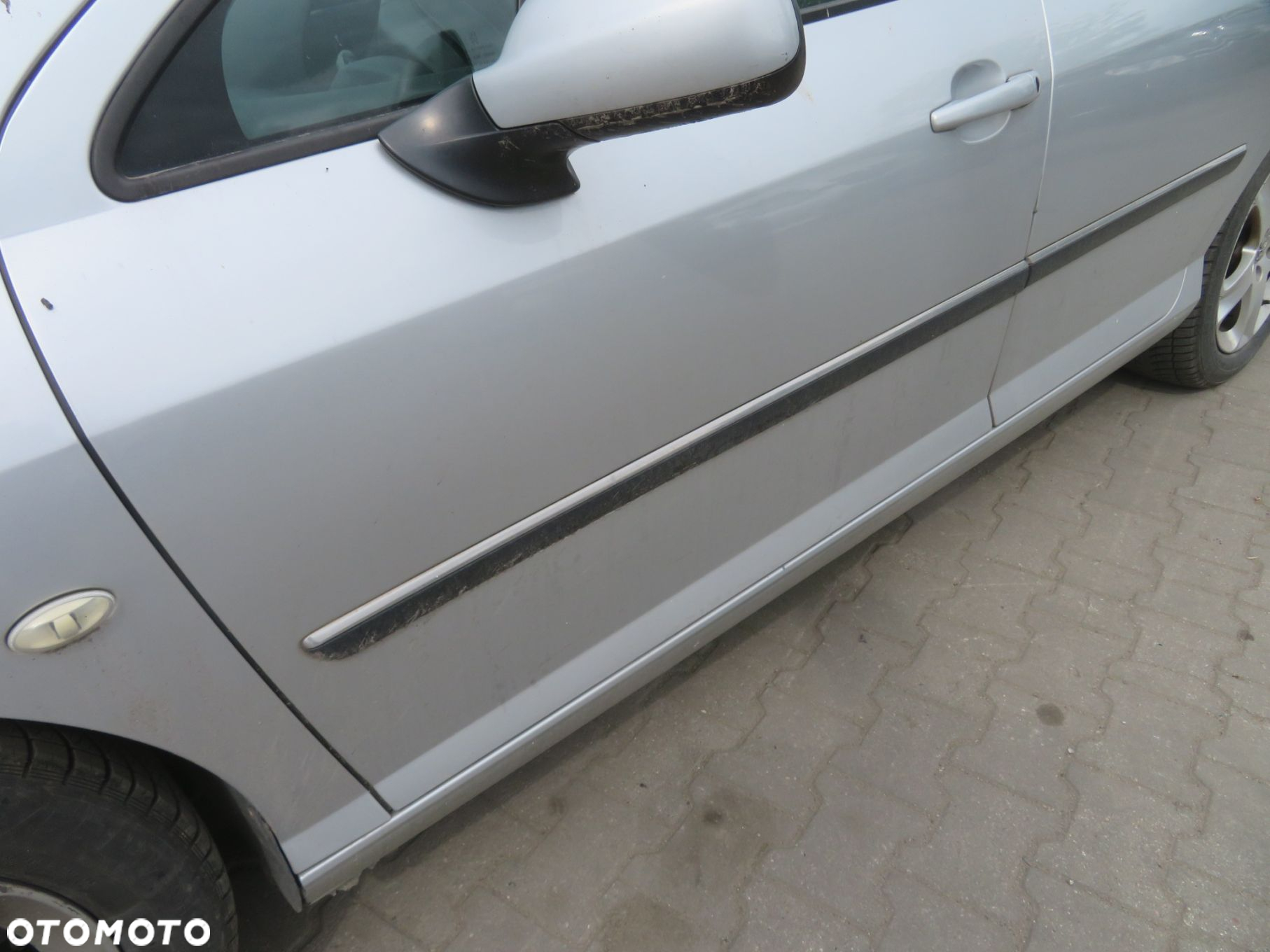 DRZWI PRZEDNIE LEWE 407 SW KOMBI EZRC  SREBRNY PEUGEOT 2004-2007 - 2