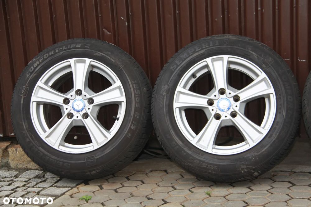 Koła Alufelgi  Mercedes A , B  Klasa 6,5 x15 , 5x112 ET 38 . 185 /65 R 15 - 3