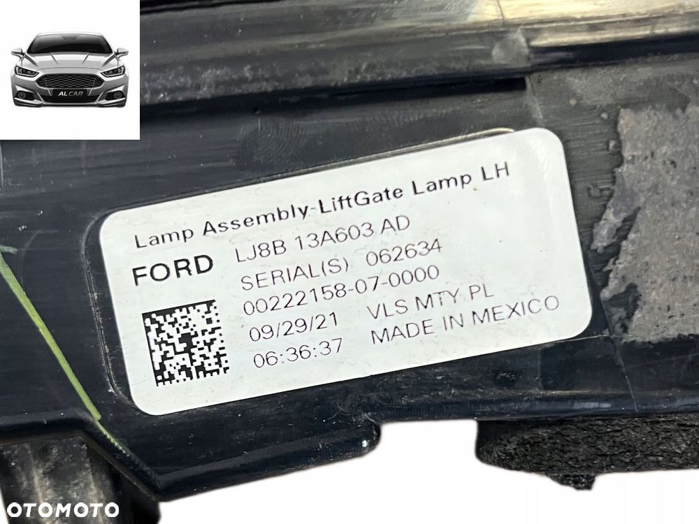 LAMPA LEWA TYŁ W KLAPE FORD MUSTANG MACH-E LJ8B-13A603-AD - 4