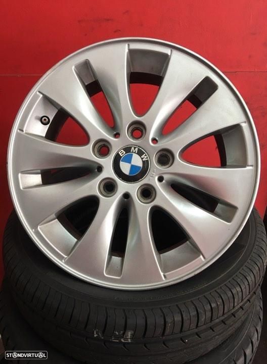 Jantes 16 Originais bmw serie 1 6.5x16 et 42 com pneus - 1