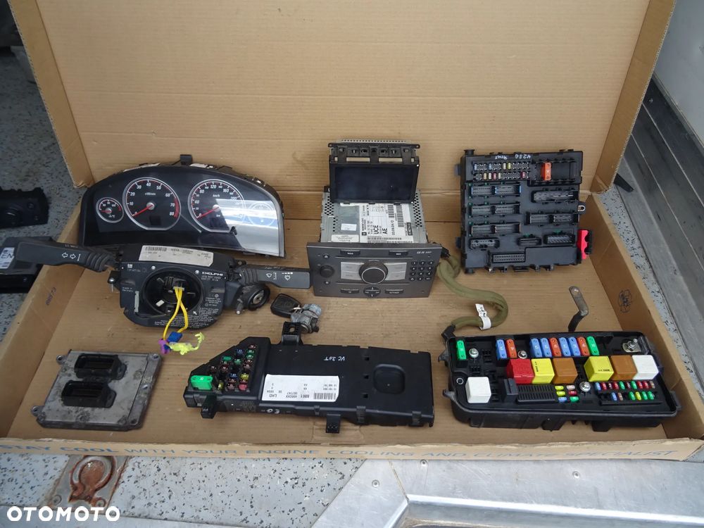 CIM MODUŁ KIEROWNICY OPEL VECTRA C SIGNUM - DL + KOD PIN - 9