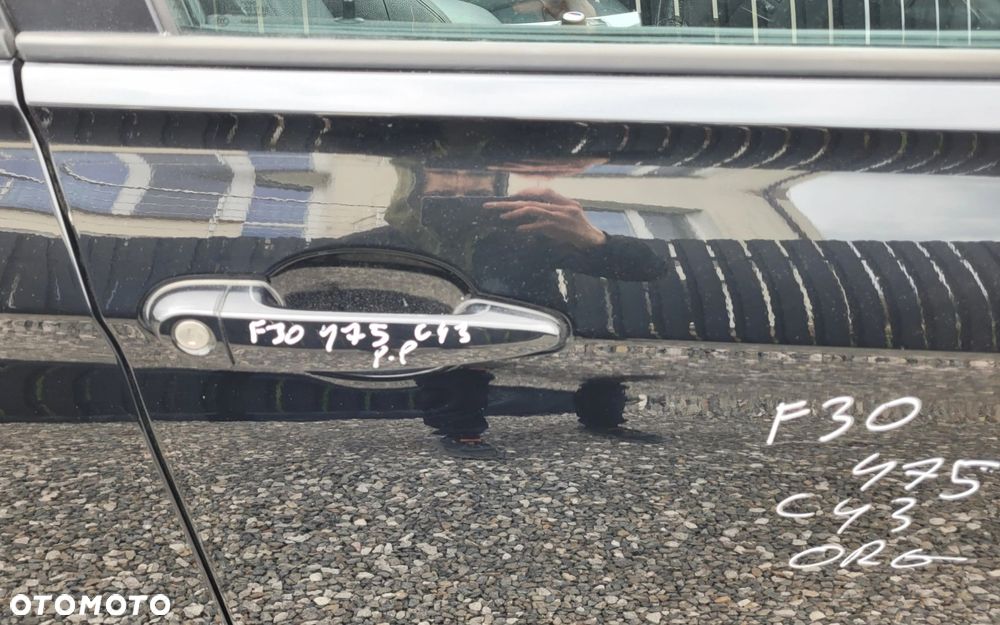 DRZWI PRAWY PRZÓD PRZEDNIE BMW F30 F31 475 BLACK SAPPHIRE ORG LAKIER - 2