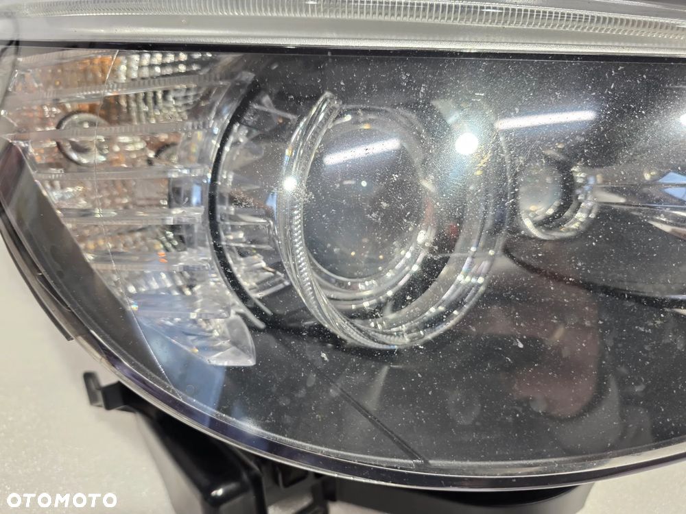 BMW E60 / E61 07- LIFT PRAWY BI-XENON NIESKRĘTNY BLACK PRAWA LAMPA PRZEDNIA PRZÓD , NR 7177740 / 7177740-06 / A8717774006 , NR AUKCJI LPP189 - 10