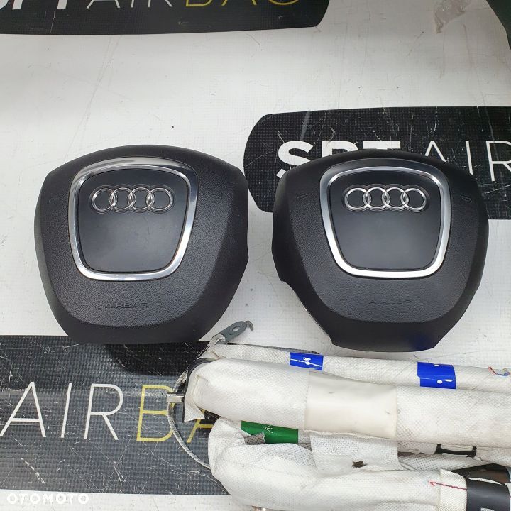 AUDI Q5 8R DESKA ROZDZIELCZA KONSOLA KOKPIT PULPIT PODUSZKI AIRBAG AIR BAG PASY KIT SET - 6