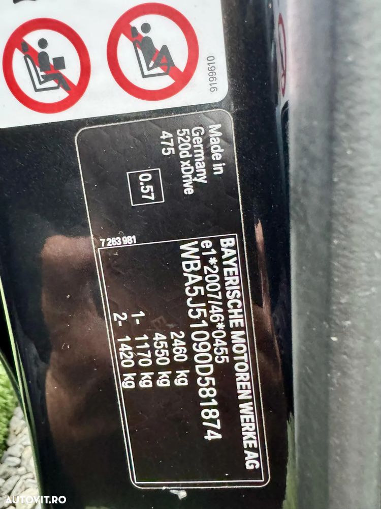 BMW Seria 5 520d xDrive Touring Aut. Luxury Line - 26