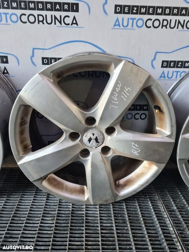 Jante aliaj Volkswagen Tiguan 5N 2007 - 2011 (1114) R17 ET43 - 4