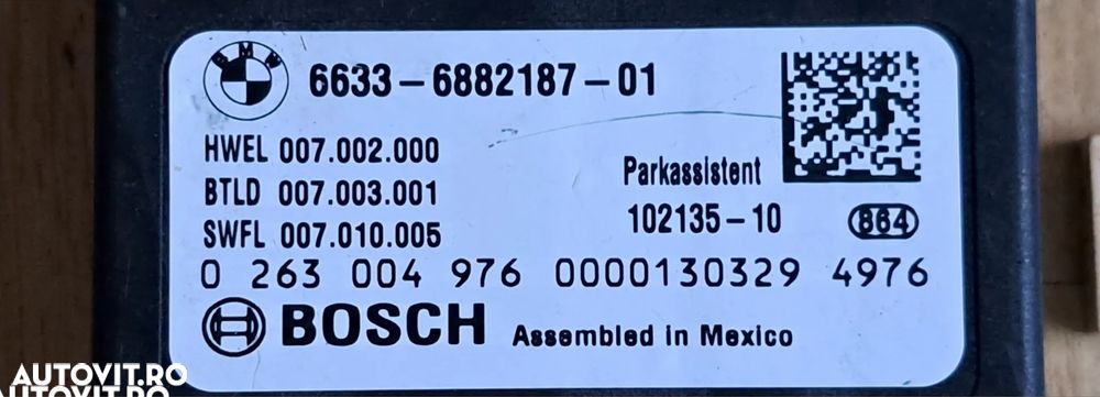 Modul parcare park assist Original BMW F20+LCI F21+LCI F22+LCI F23+LCI - 3