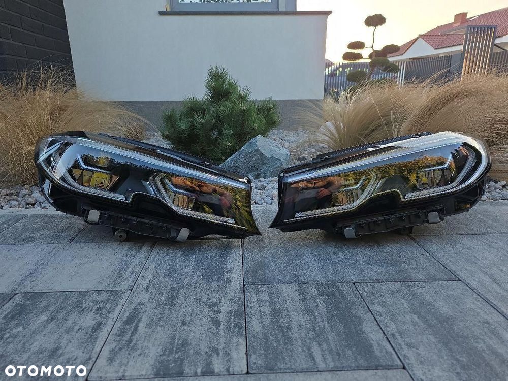 BMW 3 G20 G21 Lampy przód Full Led Laser 5A1DB53-01 5A1DB54-01 Srebne - 15
