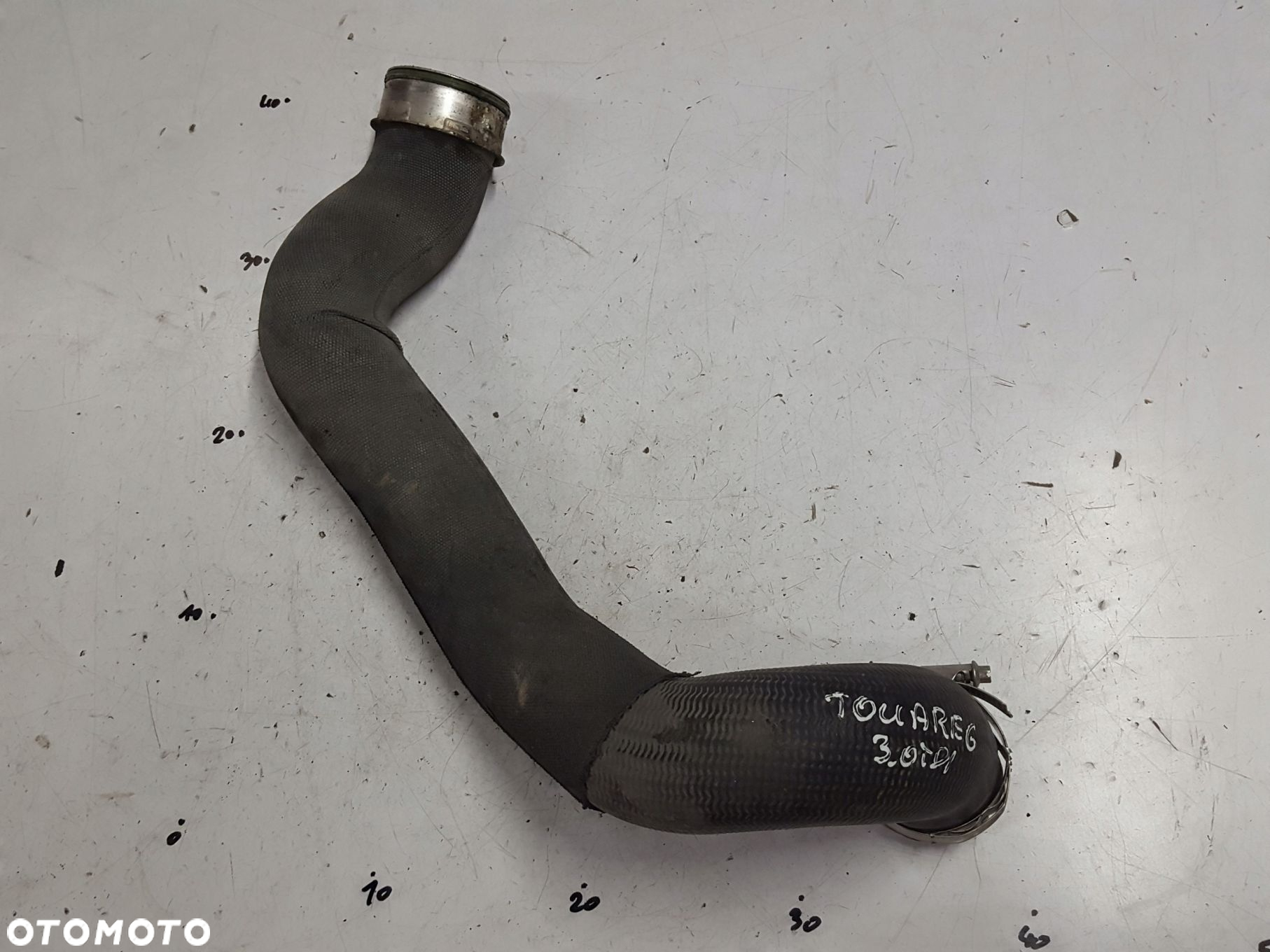 VW TOUAREG II 7P 10-13r 3.0 TDI RURA WĄŻ POWIETRZA INTERCOOLERA 7P0145738B - 2