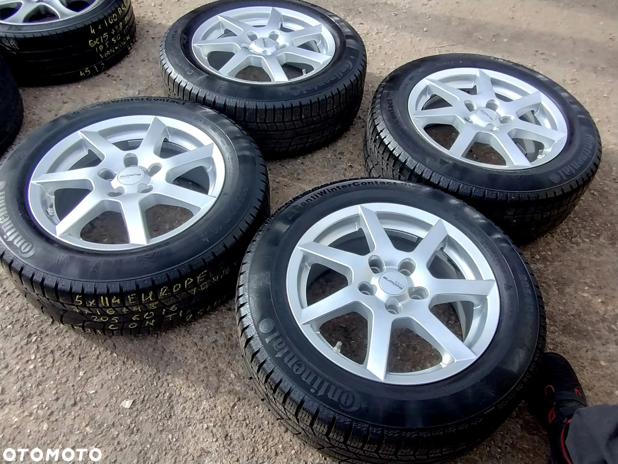 5x114,3 5x114 Felgi Aluminiowe Alufelgi 16 Koła Zimowe Zima HYUNDAI KIA MITSUBISHI MAZDA HONDA RENAULT NISSAN TOYOTA SUZUKI 205/60 6,5mm Legnica ALU-RAD 21r. - 1