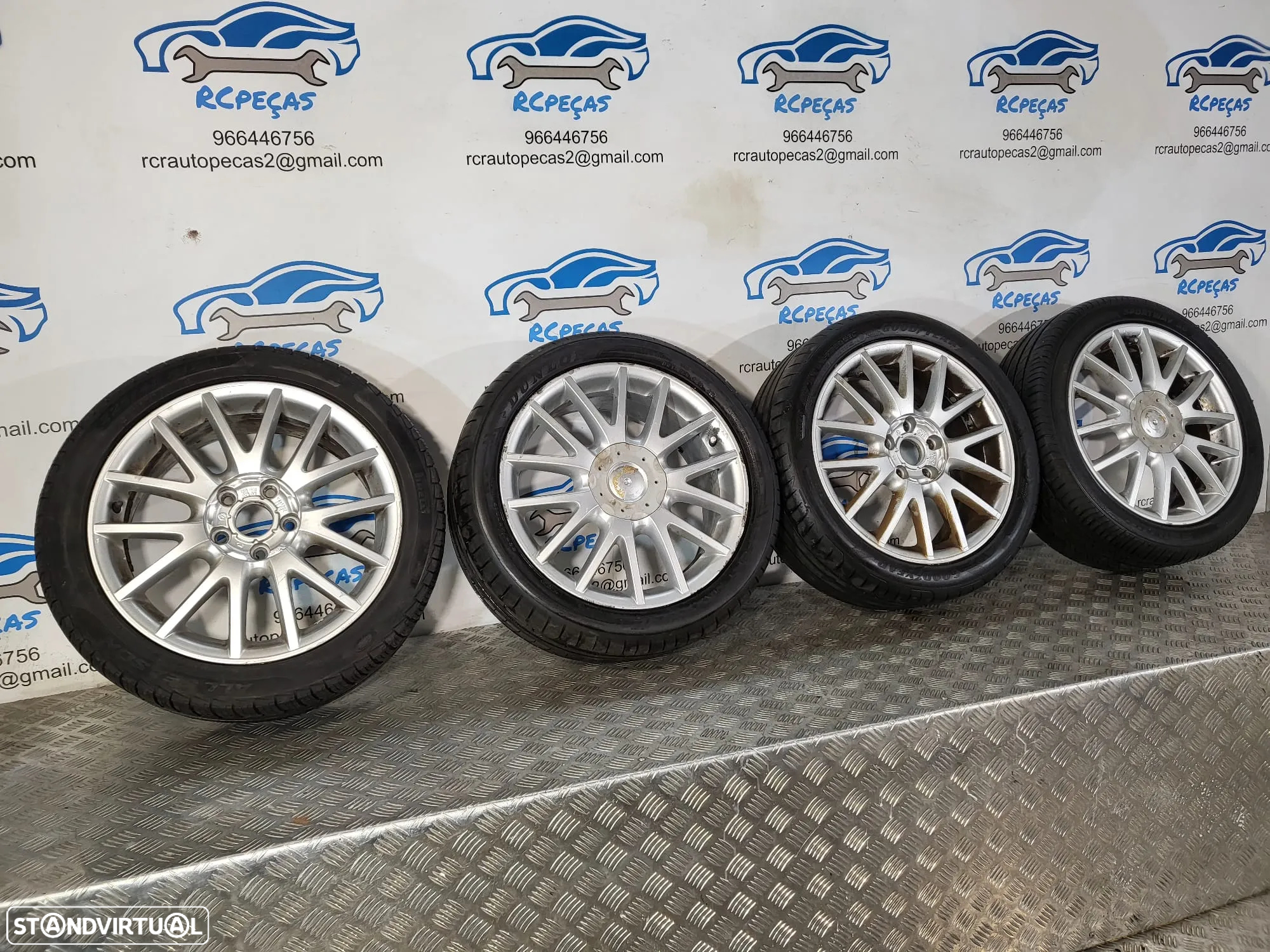 Conjunto Jantes 17 Originais VW Golf 5 Jetta 7J ET54 5x112 1K0601025AN - 2