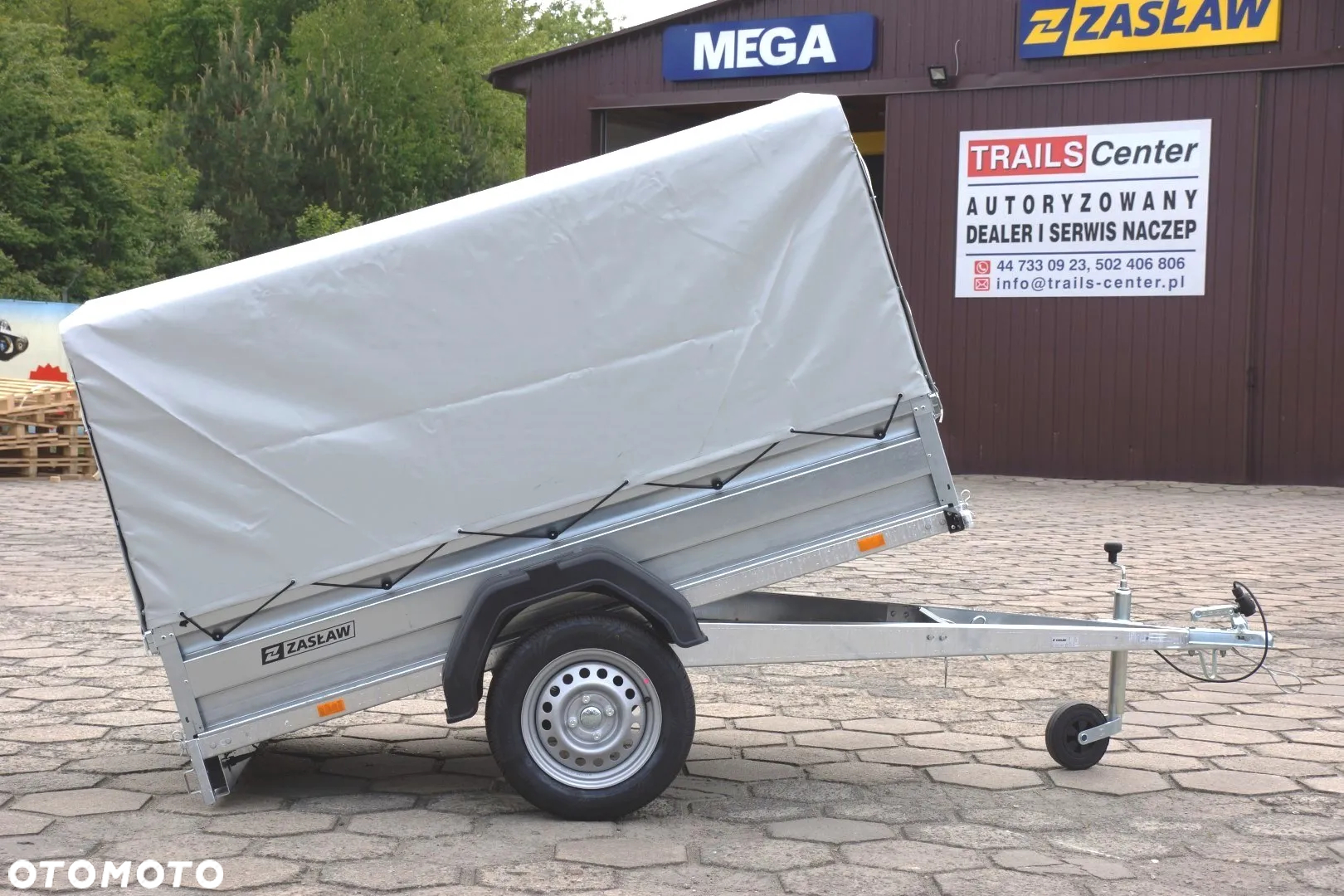 Zaslaw 1 oś, przyczepa na prawko B Ład 600 KG ! - 21