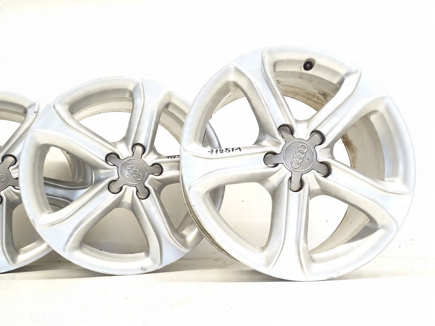 4X ALUFELGI FELGI AUDI A4 B8 A5 A6 5X112 7,5JX17 ET45 8K0601025BK - 4