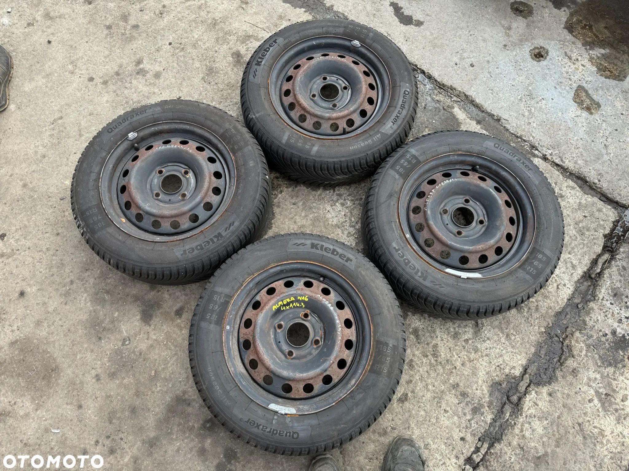Koła felgi stalowe opony 15' Nissan 4x114,3 15x6J ET45 40300-2F815 OE - 1